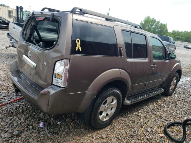 5N1AR18U08C640948 - 2008 NISSAN PATHFINDER S BROWN photo 3