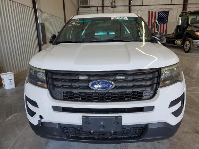 1FM5K8AR0GGC67471 - 2016 FORD EXPLORER POLICE INTERCEPTOR WHITE photo 5