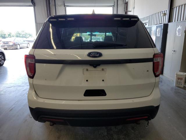 1FM5K8AR0GGC67471 - 2016 FORD EXPLORER POLICE INTERCEPTOR WHITE photo 6