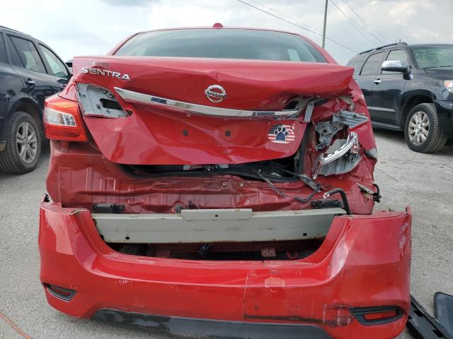 3N1AB7AP3GY329264 - 2016 NISSAN SENTRA S RED photo 6