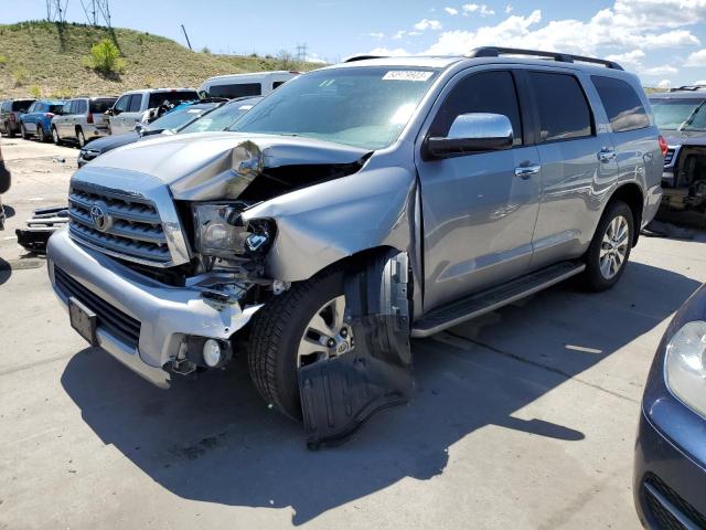 5TDJW5G1XAS027185 - 2010 TOYOTA SEQUOIA LIMITED SILVER photo 1