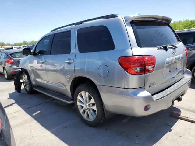 5TDJW5G1XAS027185 - 2010 TOYOTA SEQUOIA LIMITED SILVER photo 2