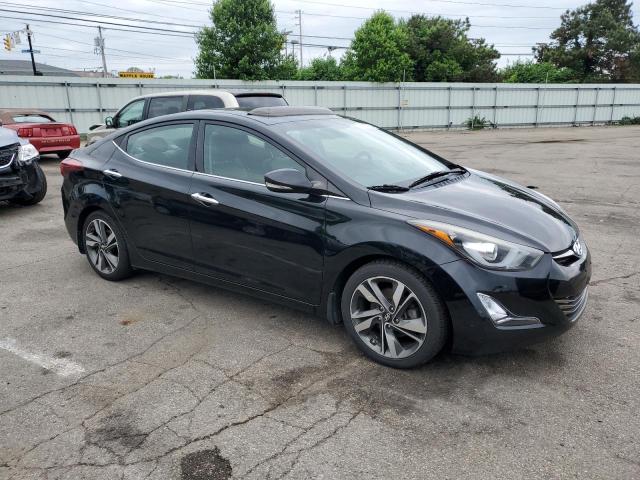 5NPDH4AE6FH636025 - 2015 HYUNDAI ELANTRA SE BLACK photo 4