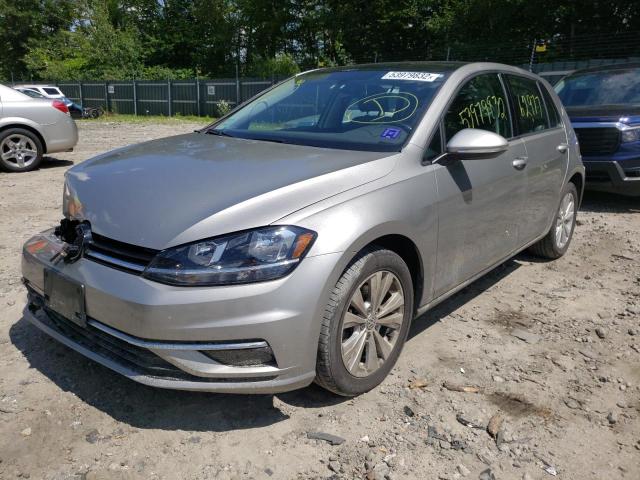 3VWG17AU8JM260065 - 2018 VOLKSWAGEN GOLF S SILVER photo 2