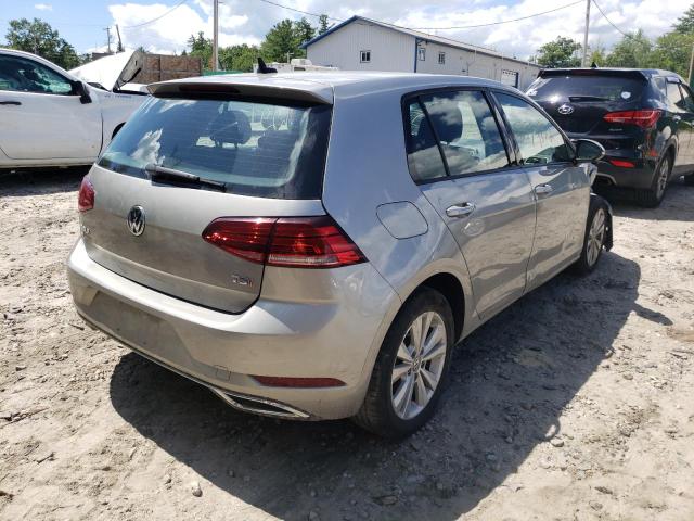 3VWG17AU8JM260065 - 2018 VOLKSWAGEN GOLF S SILVER photo 4