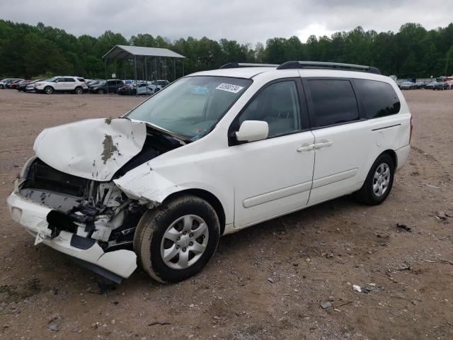 KNDMB233186213609 - 2008 KIA SEDONA EX WHITE photo 1