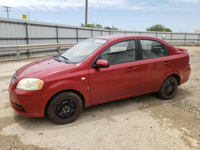KL1TD56638B042115 - 2008 CHEVROLET AVEO BASE RED photo 1