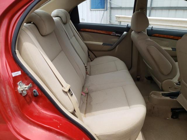 KL1TD56638B042115 - 2008 CHEVROLET AVEO BASE RED photo 10