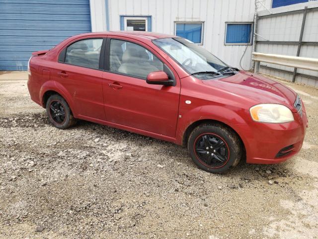 KL1TD56638B042115 - 2008 CHEVROLET AVEO BASE RED photo 4