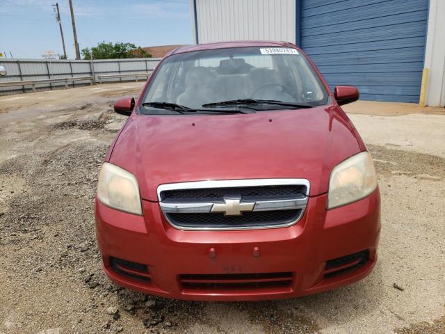 KL1TD56638B042115 - 2008 CHEVROLET AVEO BASE RED photo 5