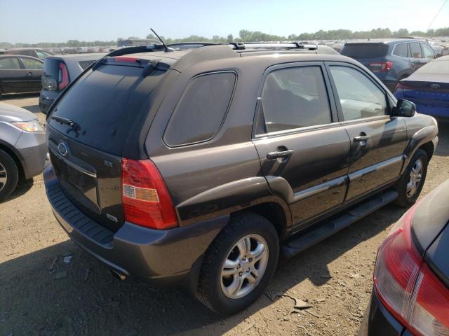 KNDJE723X87532980 - 2008 KIA SPORTAGE EX GRAY photo 3