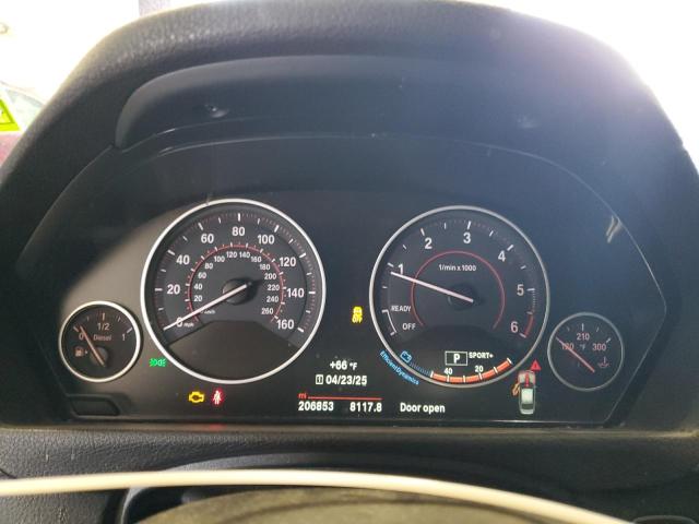 WBA8F1C58JK898512 - 2018 BMW 328 D XDRIVE GRAY photo 9