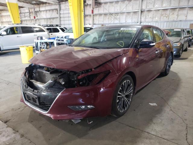 1N4AA6AP9JC370563 - 2018 NISSAN MAXIMA 3.5S BURGUNDY photo 2