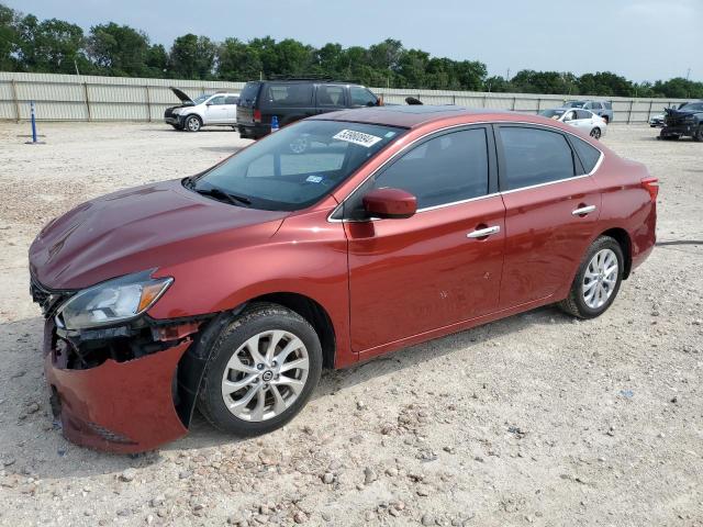 3N1AB7APXGY225953 - 2016 NISSAN SENTRA S BURGUNDY photo 1