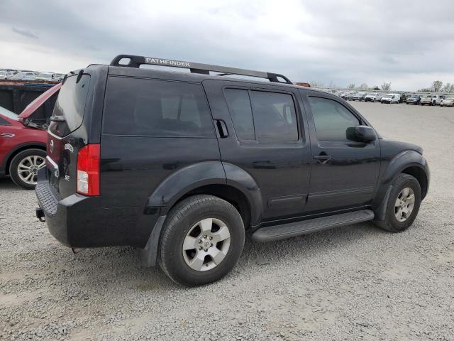 5N1AR18W26C665445 - 2006 NISSAN PATHFINDER LE შავი ფოტო 3