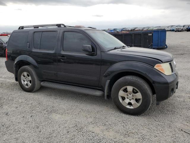 5N1AR18W26C665445 - 2006 NISSAN PATHFINDER LE შავი ფოტო 4