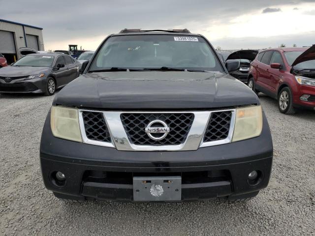 5N1AR18W26C665445 - 2006 NISSAN PATHFINDER LE შავი ფოტო 5