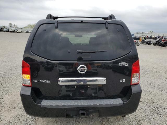 5N1AR18W26C665445 - 2006 NISSAN PATHFINDER LE შავი ფოტო 6