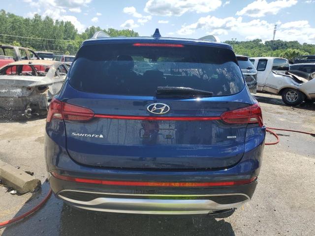 5NMS2DAJ0NH418924 - 2022 HYUNDAI SANTA FE SEL BLUE photo 6