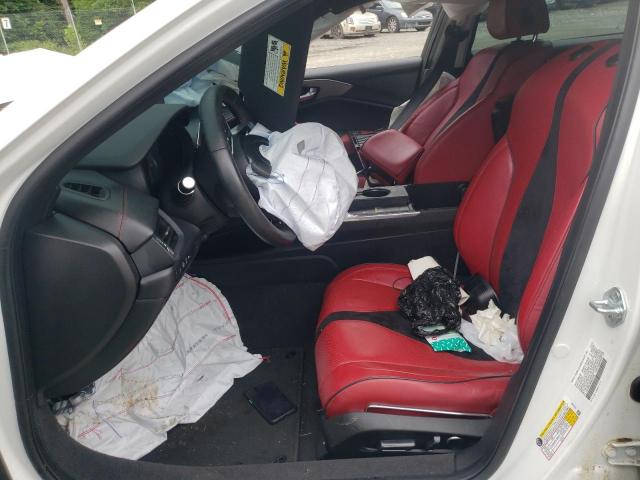 19UUB6F54MA007259 - 2021 ACURA TLX TECH A WHITE photo 7