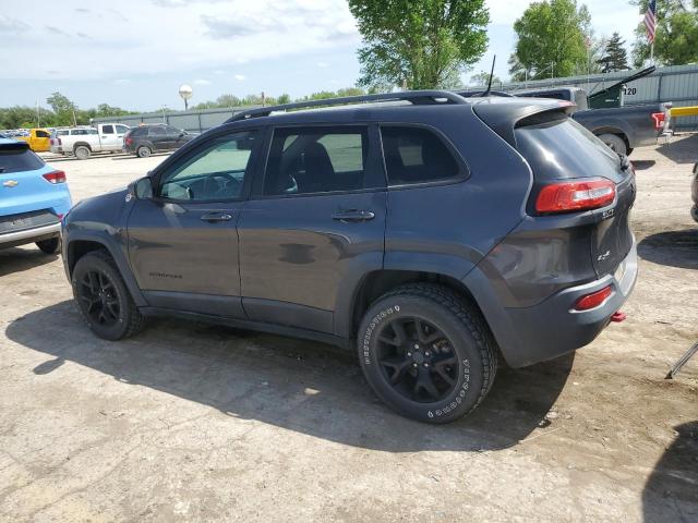1C4PJMBS0HW589626 - 2017 JEEP CHEROKEE TRAILHAWK GRAY photo 2