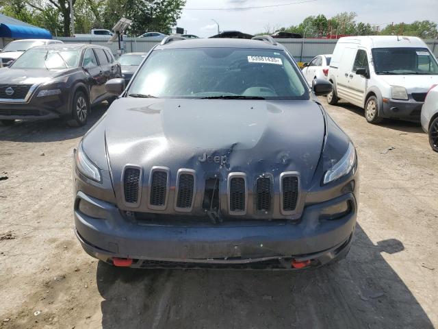 1C4PJMBS0HW589626 - 2017 JEEP CHEROKEE TRAILHAWK GRAY photo 5