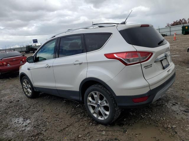 1FMCU9JX6EUB90917 - 2014 FORD ESCAPE TITANIUM WHITE photo 2