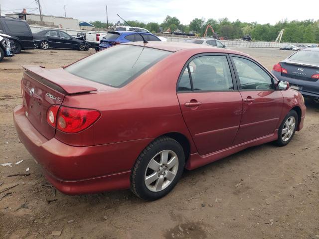 2T1BR32E45C479769 - 2005 TOYOTA COROLLA CE RED photo 3