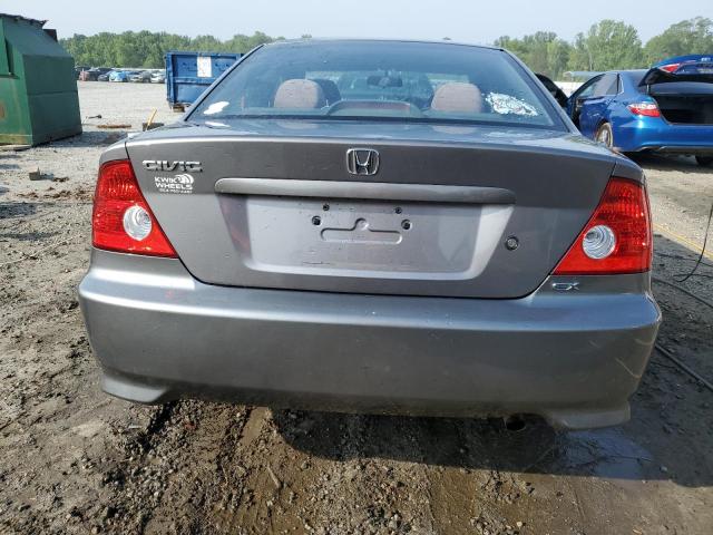 1HGEM22965L031892 - 2005 HONDA CIVIC EX GRAY photo 6