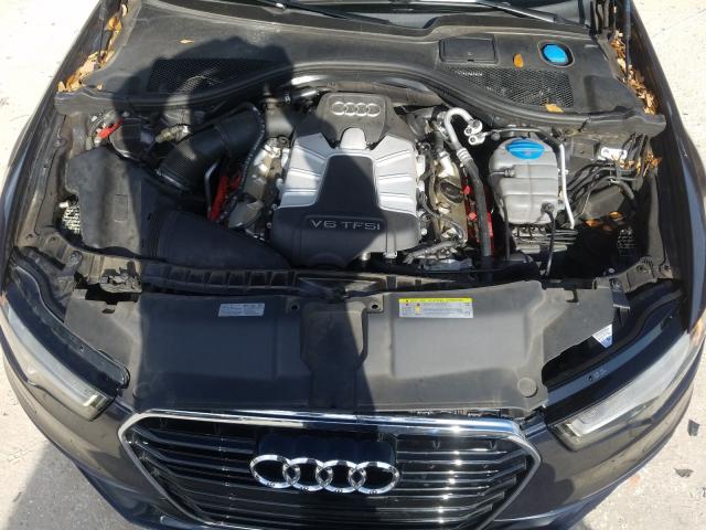 WAUHGAFC4CN172297 - 2012 AUDI A6 PRESTIGE ლურჯი ფოტო 7