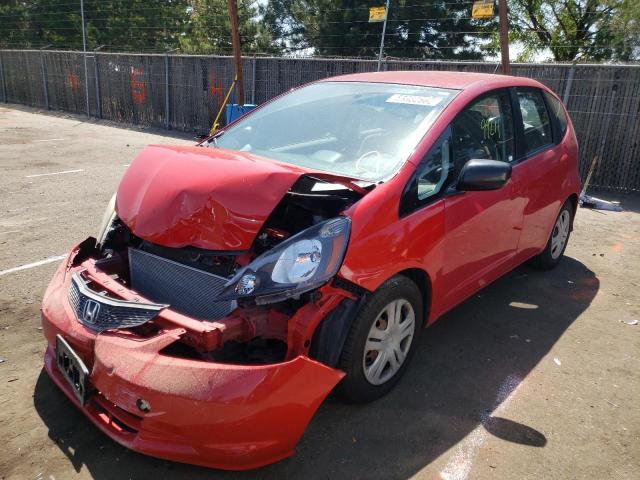 JHMGE8H27AS001574 - 2010 HONDA FIT RED photo 2