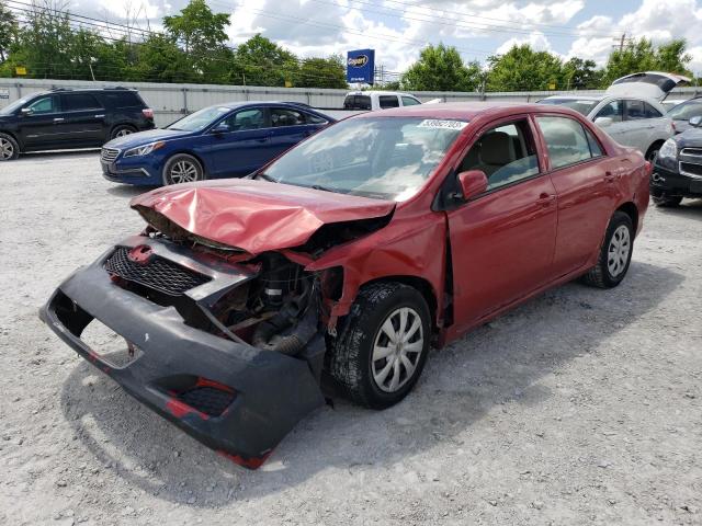 2T1BU4EEXAC290960 - 2010 TOYOTA COROLLA BASE RED photo 1