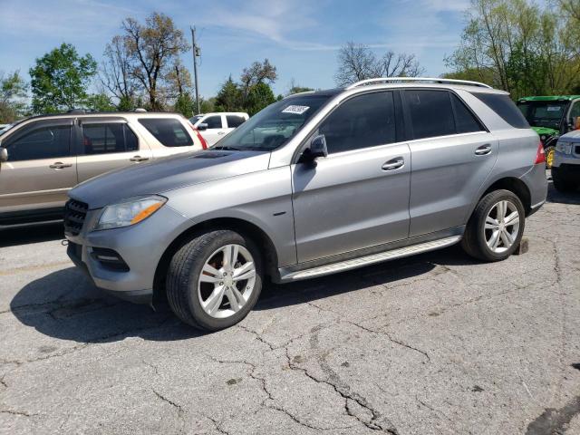 4JGDA5HB9CA027046 - 2012 MERCEDES-BENZ ML 350 4MATIC SILVER photo 1