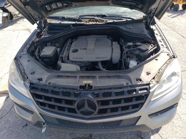 4JGDA5HB9CA027046 - 2012 MERCEDES-BENZ ML 350 4MATIC SILVER photo 12