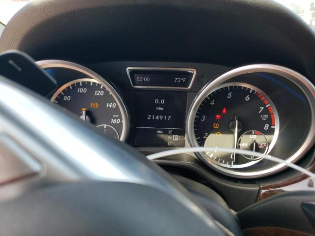 4JGDA5HB9CA027046 - 2012 MERCEDES-BENZ ML 350 4MATIC SILVER photo 9