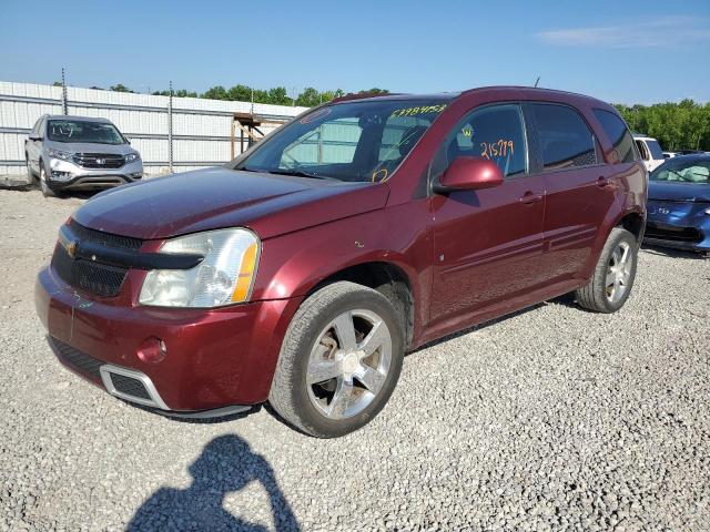 2CNDL537586033587 - 2008 CHEVROLET EQUINOX SPORT MAROON photo 1