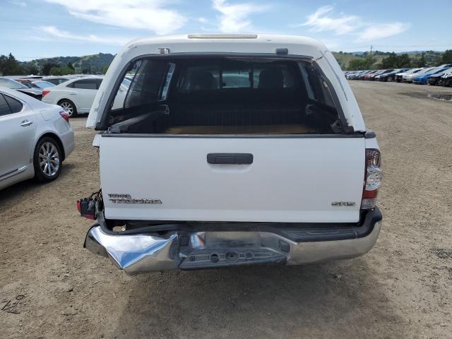 5TETX22N49Z645938 - 2009 TOYOTA TACOMA ACCESS CAB WHITE photo 6