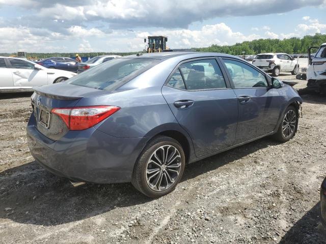 2T1BURHE1EC115320 - 2014 TOYOTA COROLLA L GRAY photo 3