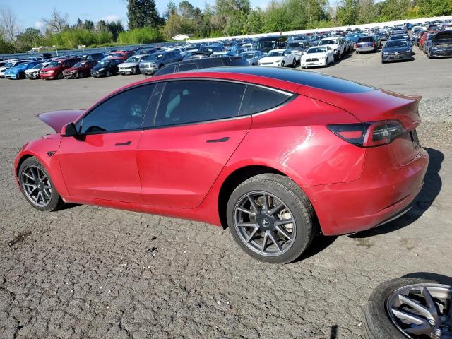 5YJ3E1EB4MF052981 - 2021 TESLA MODEL 3 წითელი ფოტო 2