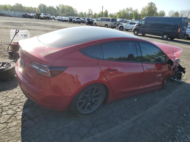 5YJ3E1EB4MF052981 - 2021 TESLA MODEL 3 წითელი ფოტო 3