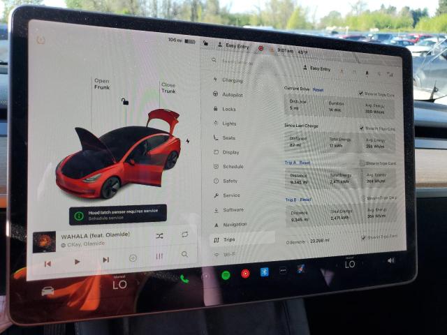 5YJ3E1EB4MF052981 - 2021 TESLA MODEL 3 წითელი ფოტო 9
