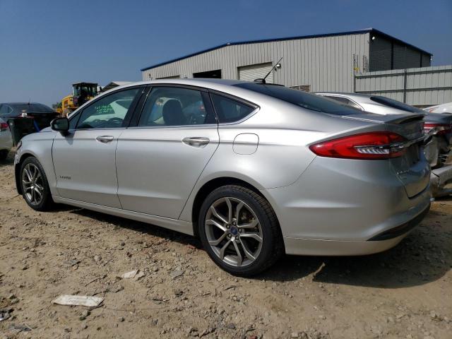 3FA6P0LU7HR265245 - 2017 FORD FUSION SE HYBRID SILVER photo 2