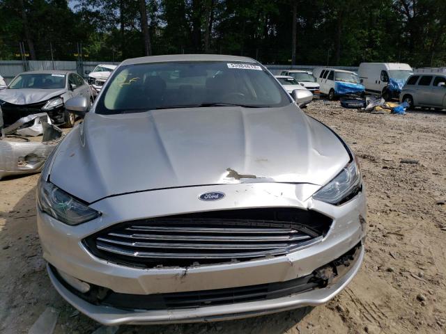 3FA6P0LU7HR265245 - 2017 FORD FUSION SE HYBRID SILVER photo 5