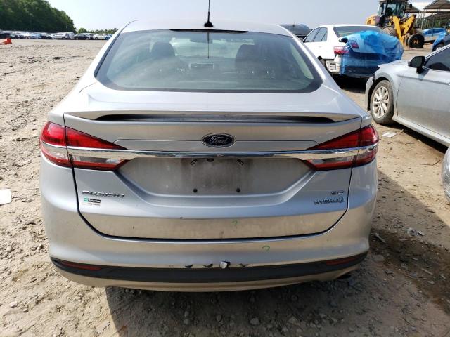 3FA6P0LU7HR265245 - 2017 FORD FUSION SE HYBRID SILVER photo 6