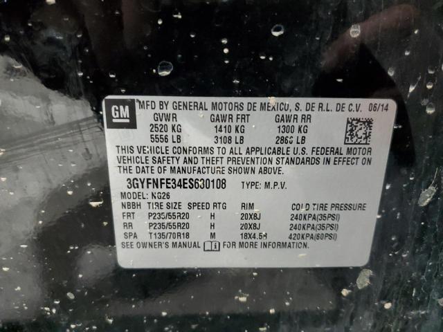 3GYFNFE34ES680108 - 2014 CADILLAC SRX PERFORMANCE COLLECTION BLACK photo 13