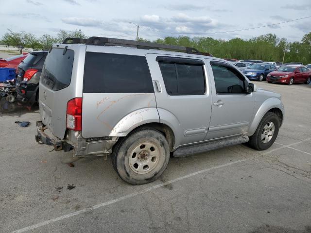 5N1AR18U76C662295 - 2006 NISSAN PATHFINDER LE SILVER photo 3