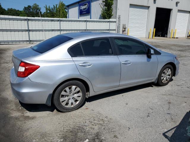 19XFB2F57CE017392 - 2012 HONDA CIVIC LX SILVER photo 3