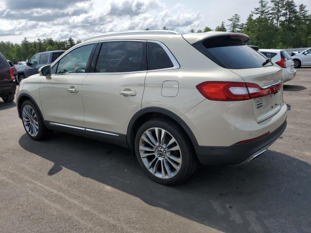 2LMTJ8LP3GBL71163 - 2016 LINCOLN MKX RESERVE Բեժ լուսանկար 2