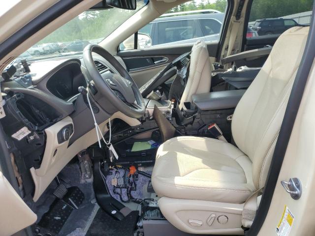 2LMTJ8LP3GBL71163 - 2016 LINCOLN MKX RESERVE Բեժ լուսանկար 7