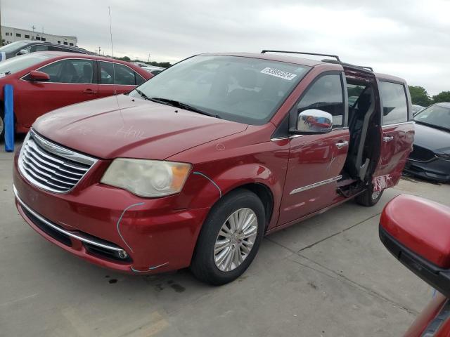 2C4RC1CG6DR675926 - 2013 CHRYSLER TOWN & COU TOURING L MAROON photo 1
